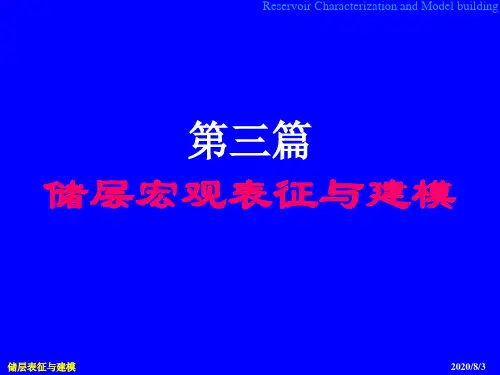 储层宏观表征与建模