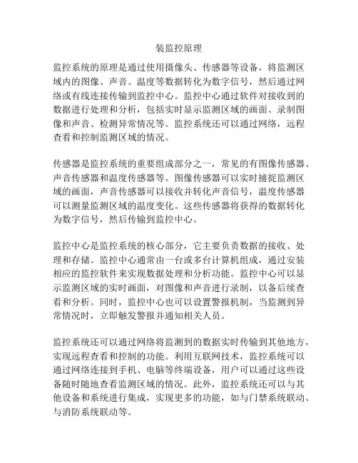 装监控原理