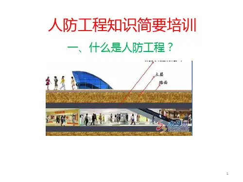 人防知识讲解 PPT课件