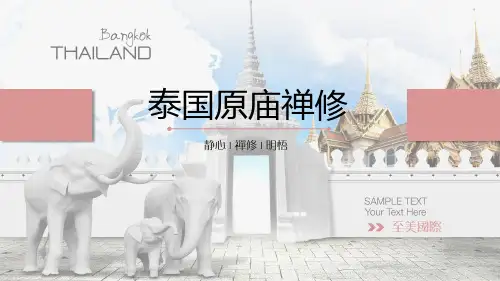 至美 · 泰国原庙禅修
