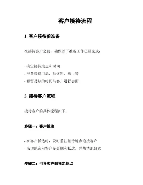 客户接待流程