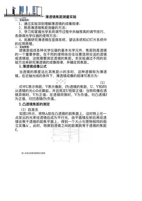 几何光学实验