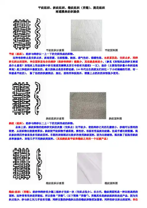 面料区别的详细解释