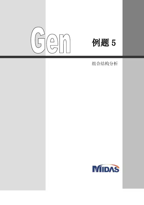 midas Gen-组合结构分析