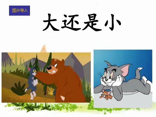 《大还是小》ppt精美版部编版小学语文4