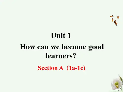 人教版九年级下册英语Unit1 SectionA(1a—1c)课件