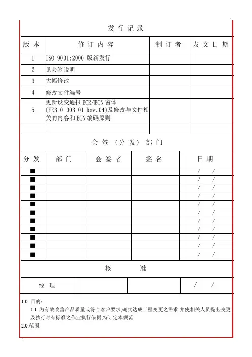 ECN流程