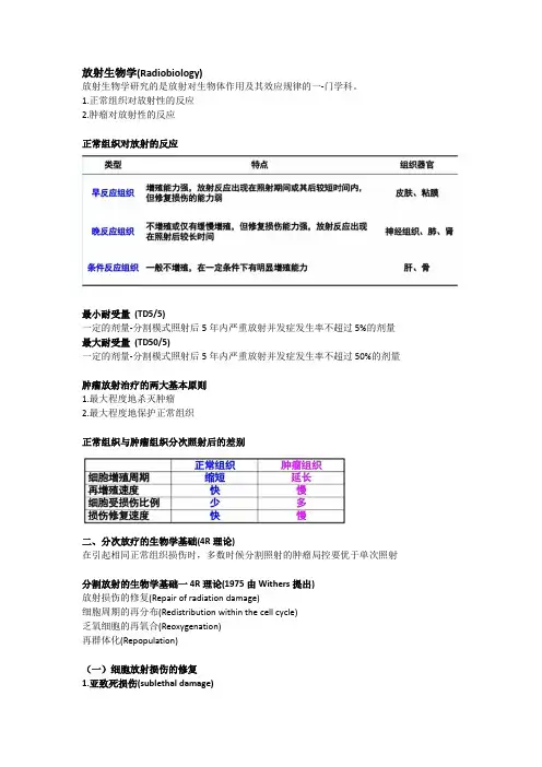 放射生物学
