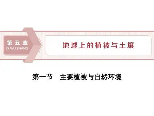 《主要植被与自然环境》地球上的植被与土壤教学ppt教材课件