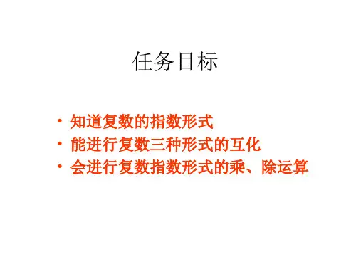 复数的指数形式
