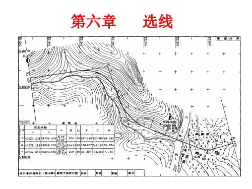 东南大学道路勘测设计完整PPT课件
