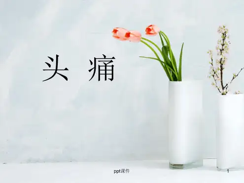 《中医学》头痛优秀ppt课件