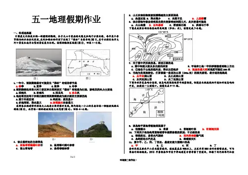 五一假期作业