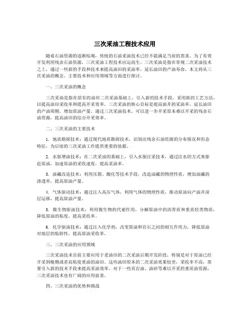 三次采油工程技术应用