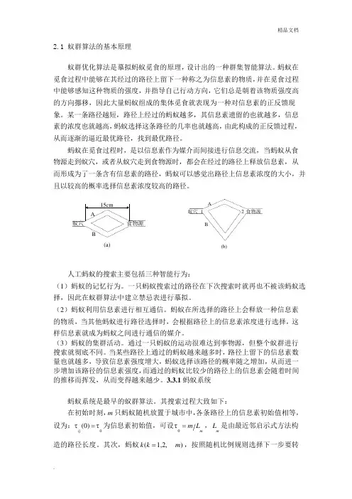 蚁群算法的基本原理