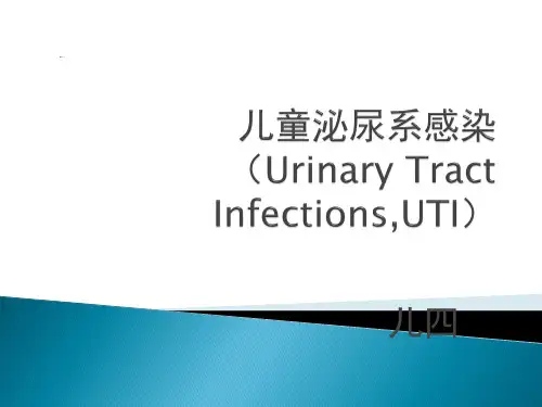 小儿泌尿系统感染PPT课件