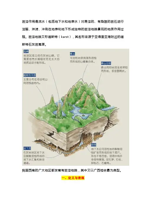 高考地理中的喀斯特地貌
