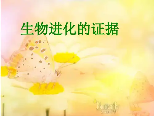冀教版科学五年级下册第11课《寻找进化的证据》ppt课件1