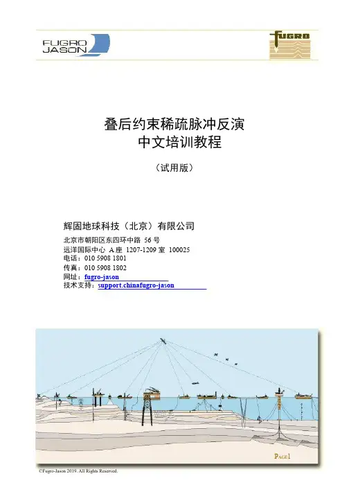 迭后约束稀疏脉冲反演中文培训教程