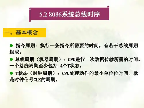 8086CPU时序