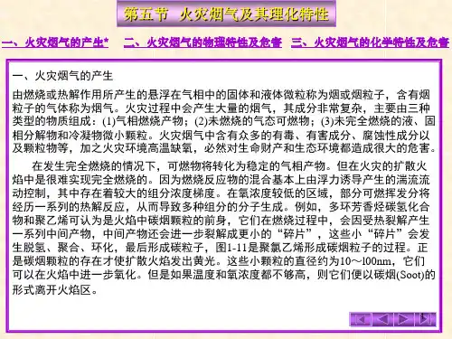 火灾烟气及其理化特性ppt课件