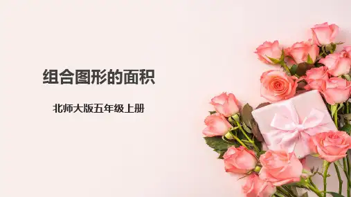 北师大版五年级上册数学6.1《组合图形的面积》课件