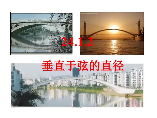 人教版九年级数学上册课件：24.1.2垂径定理(共15张PPT)