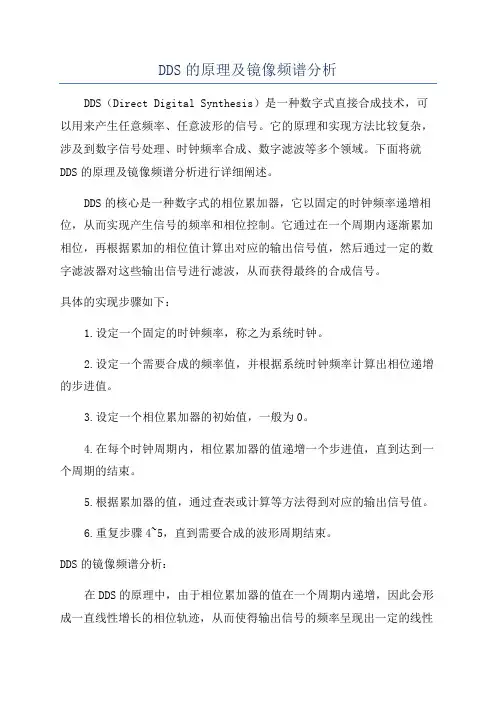 DDS的原理及镜像频谱分析