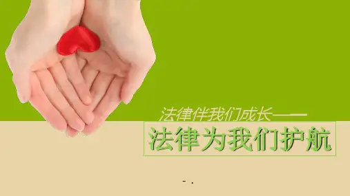 《法律为我们护航》PPT精品课件