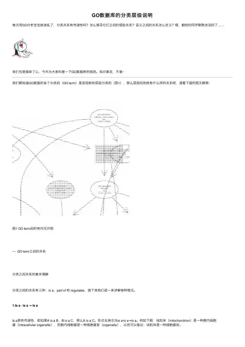 GO数据库的分类层级说明