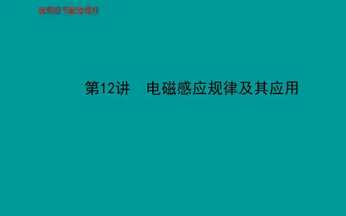2014高考物理一轮复习 第12讲电磁感应规律及其应用课件.ppt