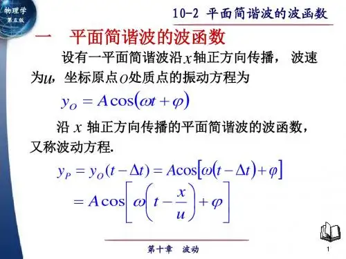 平面简谐波的波函数