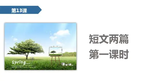 人教版九年级下册语文13.短文两篇PPT课件