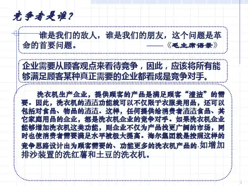 不同竞争地位企业的营销策略