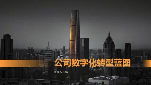 公司数字化转型蓝图PPT