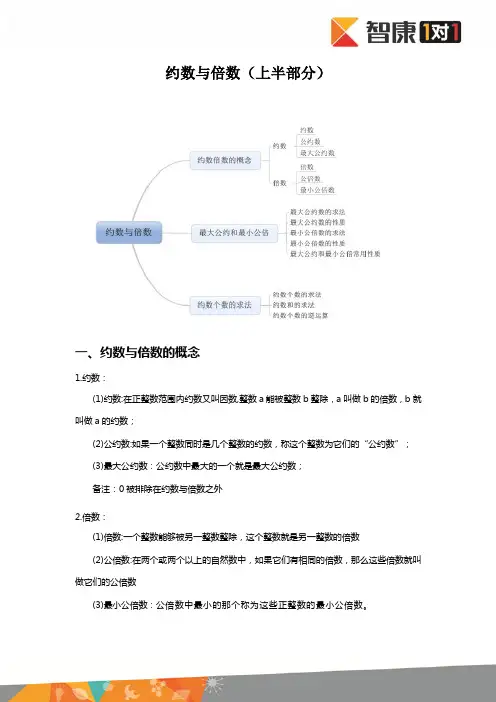 约数与倍 约数与倍 数