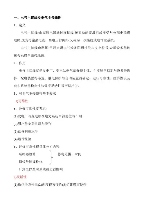 母线接线形式