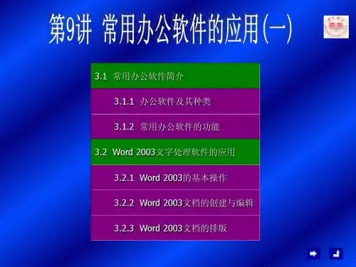 常用办公软件