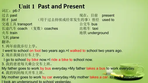 牛津译林版八年级下册 Unit 1-4 知识重点梳理课件课件Unit1 知识重点