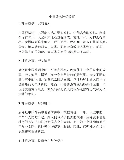 中国著名神话故事