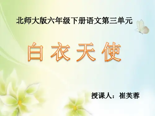 白衣天使Microsoft Office PowerPoint 演示文稿