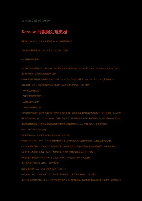 bernese使用