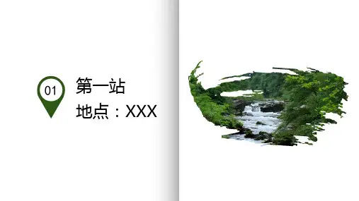 绿色画册风生态农庄乡村旅游PPT授课课件