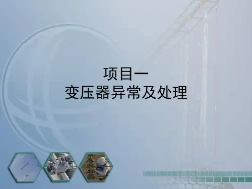 变压器异常及事故处理ppt课件