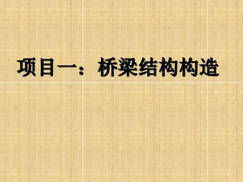 桥梁的上部结构,下部结构,基础,墩台构造和设计ppt课件
