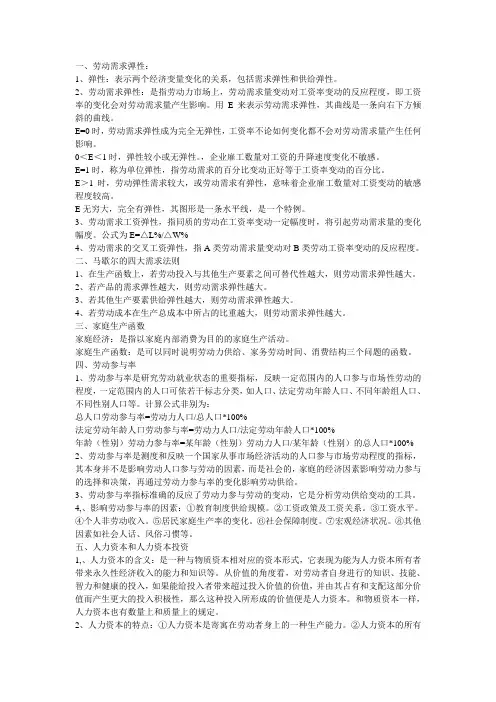 劳动经济学2