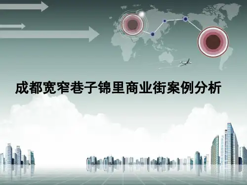 成都宽窄巷子锦里商业街案例分析.