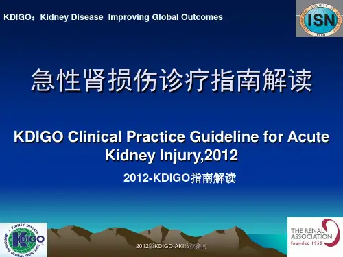 2012版KDIGO-AKI诊疗指南