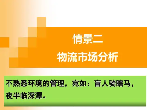 物流市场环境分析ppt课件
