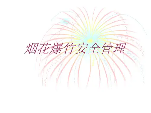 烟花爆竹安全管理1精品PPT课件